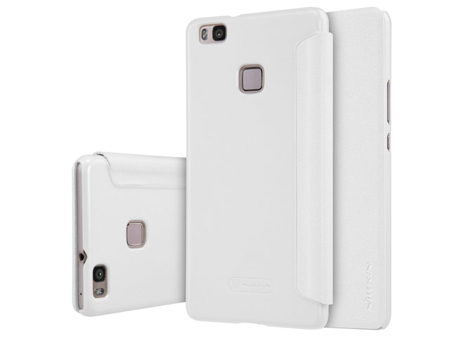Чехол Nillkin Sparkle Leather Case для Huawei P9 lite (белый, винилискожа)