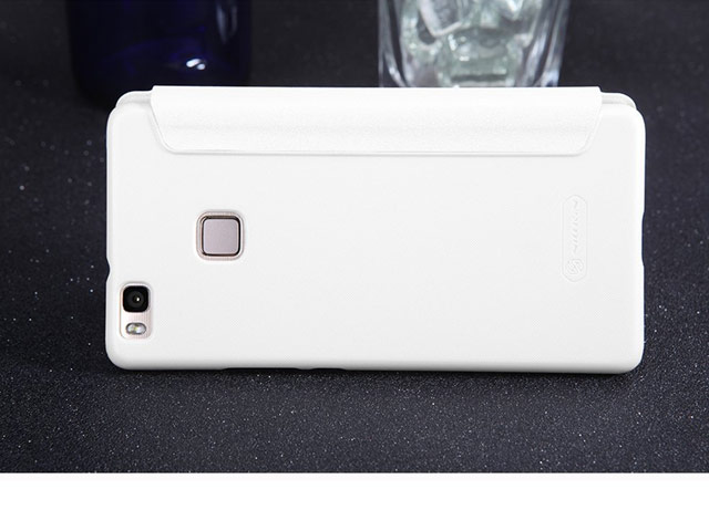 Чехол Nillkin Sparkle Leather Case для Huawei P9 lite (белый, винилискожа)