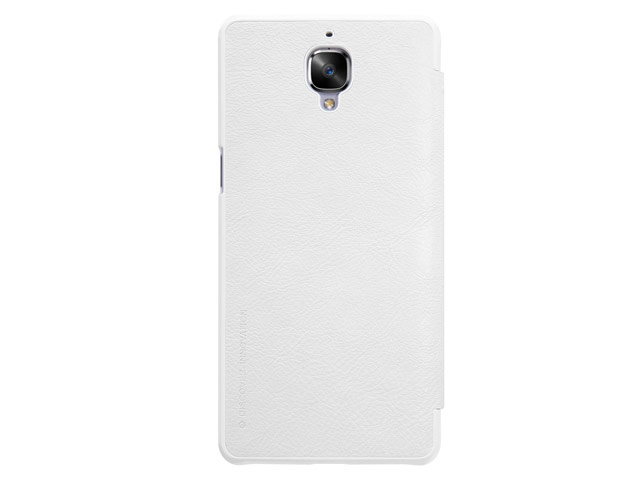 Чехол Nillkin Qin leather case для OnePlus 3 (белый, кожаный)