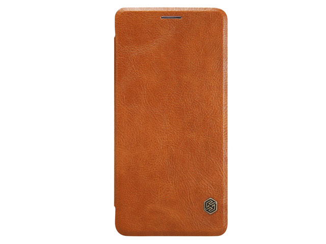 Чехол Nillkin Qin leather case для OnePlus 3 (коричневый, кожаный)