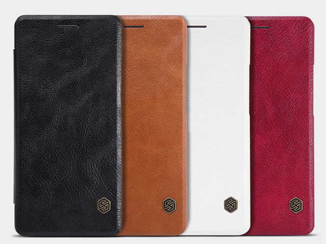 Чехол Nillkin Qin leather case для Huawei P9 lite (белый, кожаный)