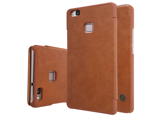 Чехол Nillkin Qin leather case для Huawei P9 lite (коричневый, кожаный)