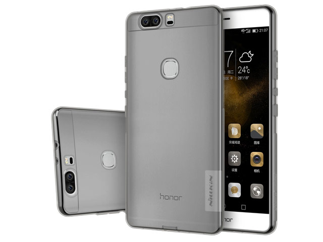 Чехол Nillkin Nature case для Huawei Honor V8 (серый, гелевый)