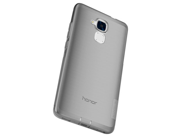 Чехол Nillkin Nature case для Huawei Honor 5C (серый, гелевый)