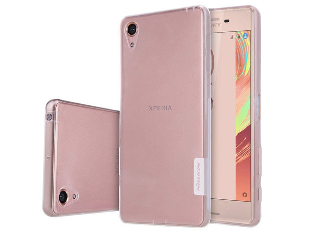 Чехол Nillkin Nature case для Sony Xperia X Performance (прозрачный, гелевый)