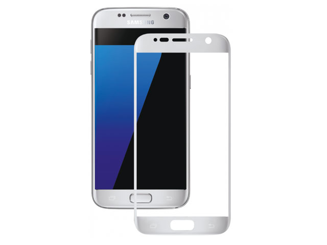 Защитная пленка Yotrix 3D Glass Protector для Samsung Galaxy S7 (стеклянная, белая)