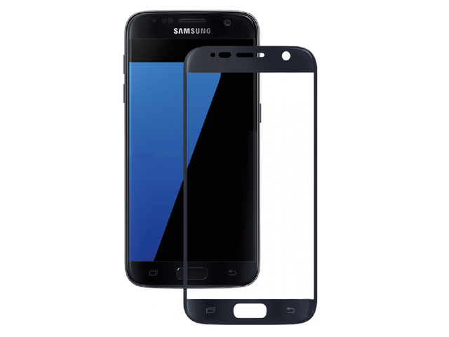 Защитная пленка Yotrix 3D Glass Protector для Samsung Galaxy S7 (стеклянная, черная)