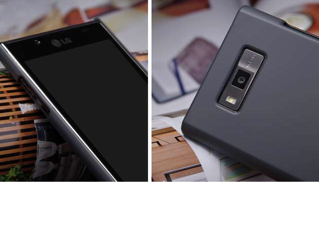 Чехол Nillkin Hard case для LG Optimus L7 P705 (черный, пластиковый)