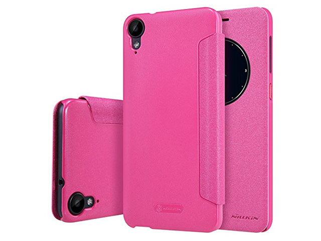 Чехол Nillkin Sparkle Leather Case для HTC Desire 825 (розовый, винилискожа)