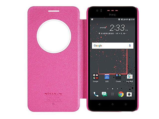 Чехол Nillkin Sparkle Leather Case для HTC Desire 825 (розовый, винилискожа)