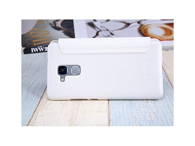 Чехол Nillkin Sparkle Leather Case для Huawei Honor 5C (белый, винилискожа)
