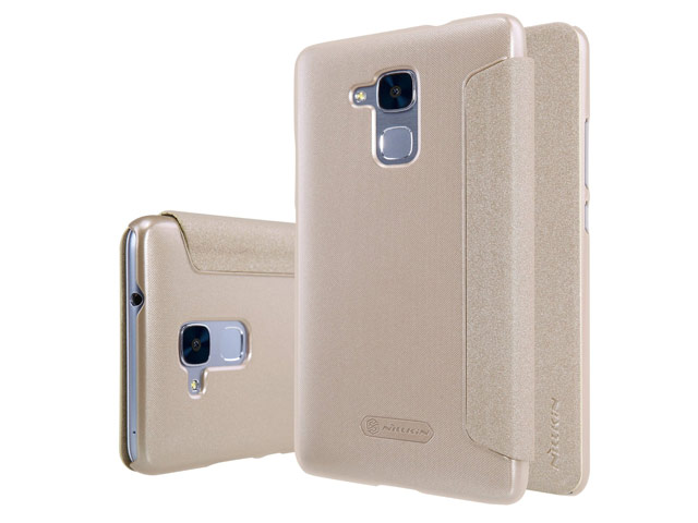 Чехол Nillkin Sparkle Leather Case для Huawei Honor 5C (золотистый, винилискожа)