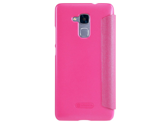 Чехол Nillkin Sparkle Leather Case для Huawei Honor 5C (розовый, винилискожа)