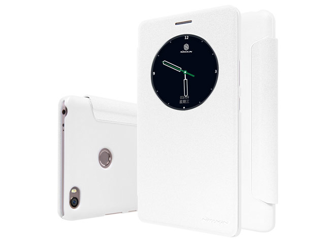 Чехол Nillkin Sparkle Leather Case для Xiaomi Mi Max (белый, винилискожа)