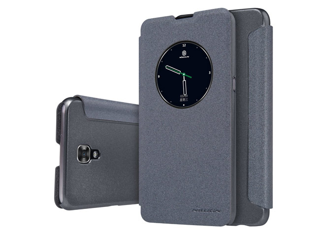 Чехол Nillkin Sparkle Leather Case для LG X view (темно-серый, винилискожа)