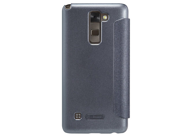 Чехол Nillkin Sparkle Leather Case для LG Stylus 2 (темно-серый, винилискожа)