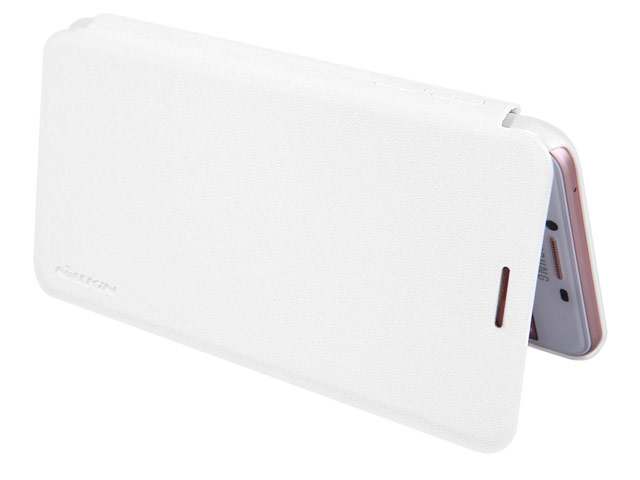 Чехол Nillkin Sparkle Leather Case для Samsung Galaxy C5 C5000 (белый, винилискожа)