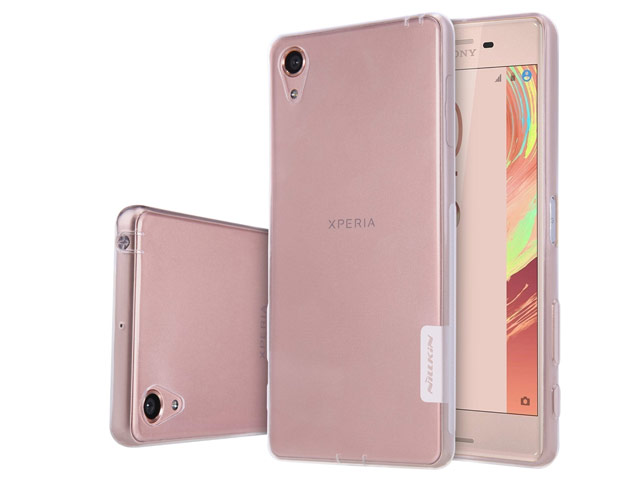 Чехол Nillkin Nature case для Sony Xperia X (прозрачный, гелевый)