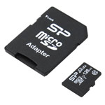 Флеш-карта Silicon Power microSDHC Elite (128Gb, microSD, Class 10, UHS-I, 75 MBs, SD-адаптер)