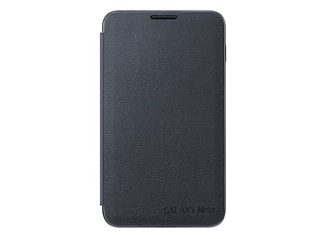 Чехол Samsung Flip Cover для Samsung Galaxy Note i9220 (N7000) (белый, кожанный)