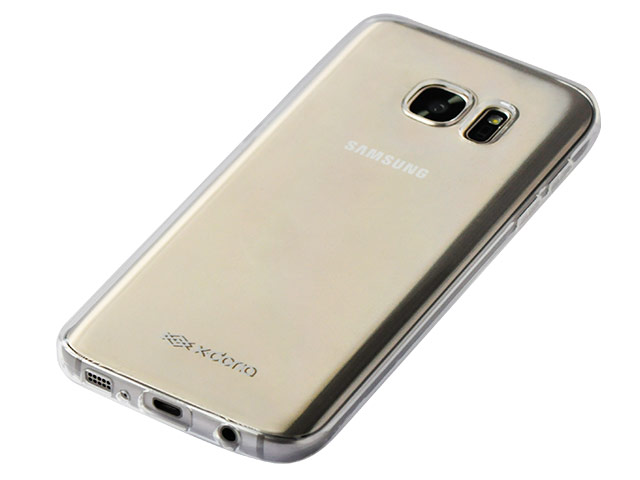 Чехол X-doria GelJacket case для Samsung Galaxy S7 edge (прозрачный, гелевый)