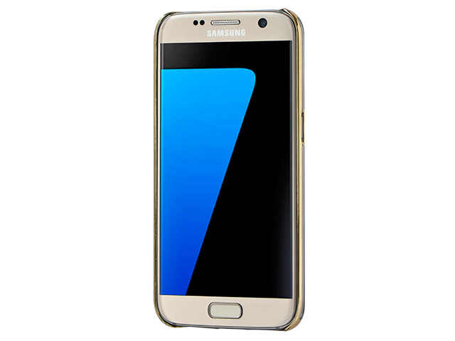 Чехол X-doria Floating Rhombus для Samsung Galaxy S7 (золотистый, пластиковый)