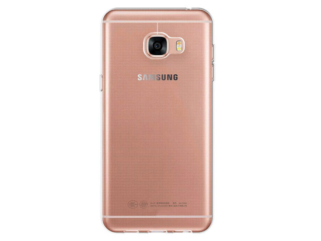 Чехол Yotrix UltrathinCase для Samsung Galaxy C7 C7000 (серый, гелевый)