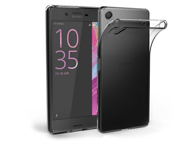 Чехол Yotrix UltrathinCase для Sony Xperia X (серый, гелевый)