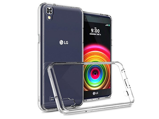 Чехол Yotrix UltrathinCase для LG X power (прозрачный, гелевый)