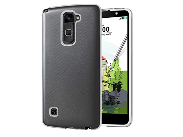 Чехол Yotrix UltrathinCase для LG Stylus 2 plus (прозрачный, гелевый)