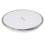 Беспроводное зарядное устройство Nillkin Magic Disk III (Fast Charge, белое, кожаное, стандарт QI)