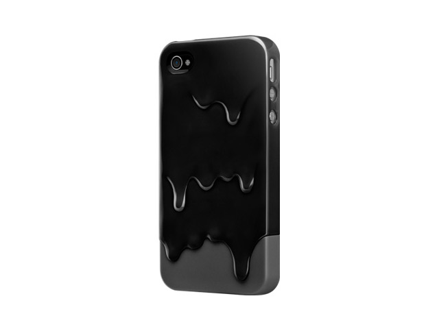 Чехол SwitchEasy Melt для Apple iPhone 4/4S (черный, пластиковый)