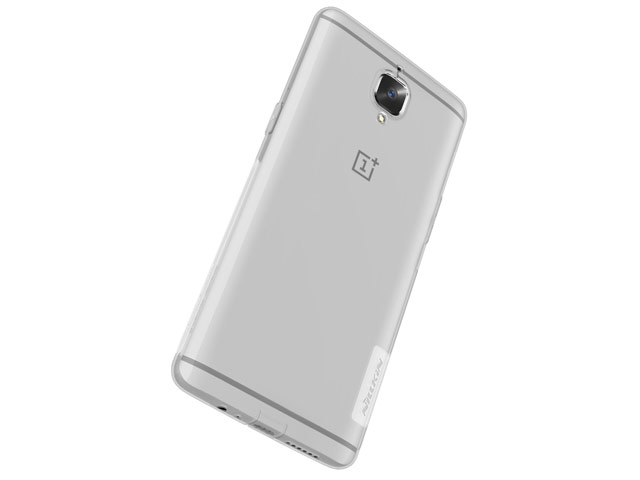 Чехол Nillkin Nature case для OnePlus 3 (прозрачный, гелевый)
