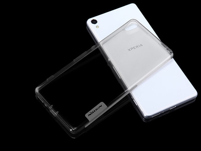 Чехол Nillkin Nature case для Sony Xperia XA (серый, гелевый)
