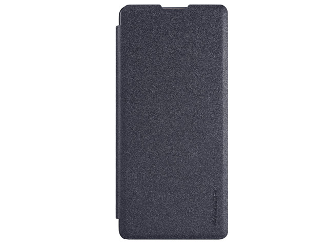 Чехол Nillkin Sparkle Leather Case для Sony Xperia XA (темно-серый, винилискожа)