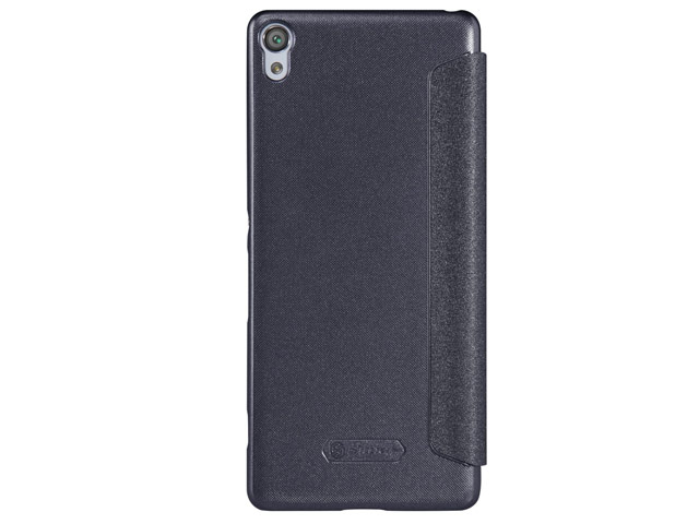 Чехол Nillkin Sparkle Leather Case для Sony Xperia XA (темно-серый, винилискожа)