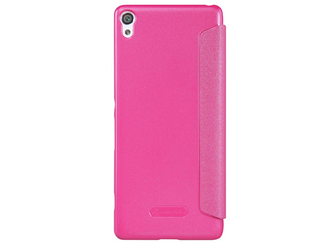 Чехол Nillkin Sparkle Leather Case для Sony Xperia XA (розовый, винилискожа)