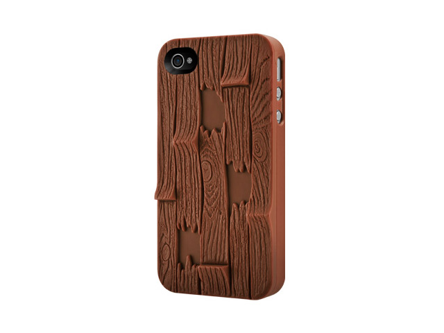 Чехол SwitchEasy Plank для Apple iPhone 4/4S (коричневый, пластиковый)
