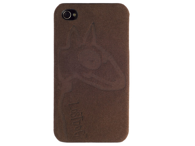 Чехол The LostDog 2011 для Apple iPhone 4 (замша, коричневый)
