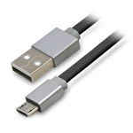 USB-кабель Synapse Metal Cable (microUSB, черный, 1 м)