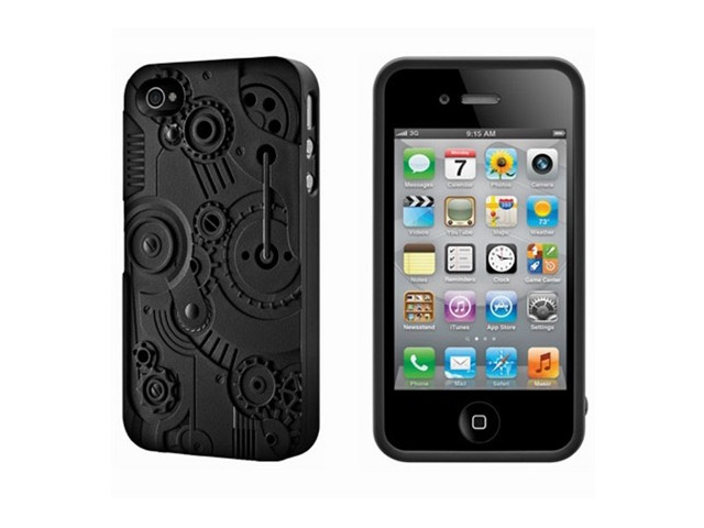 Чехол SwitchEasy Clockwork для Apple iPhone 4/4S (черный, пластиковый)