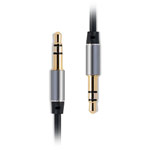 AUX-кабель Synapse Aux Audio cable (1 м, разъемы 3.5 мм, черный)