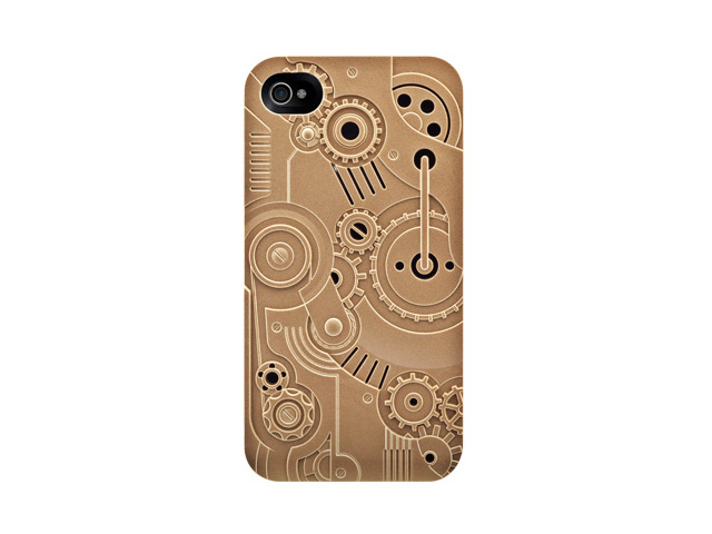 Чехол SwitchEasy Clockwork для Apple iPhone 4/4S (золотистый, пластиковый)
