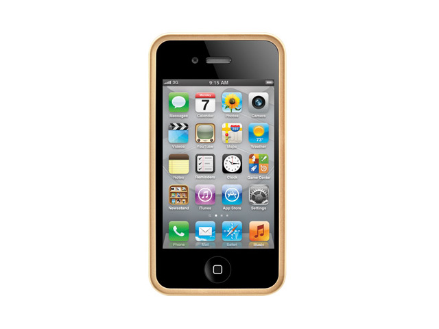 Чехол SwitchEasy Clockwork для Apple iPhone 4/4S (золотистый, пластиковый)