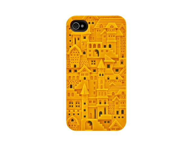 Чехол SwitchEasy Chateau для Apple iPhone 4/4S (желтый, пластиковый)
