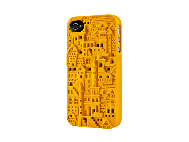 Чехол SwitchEasy Chateau для Apple iPhone 4/4S (желтый, пластиковый)
