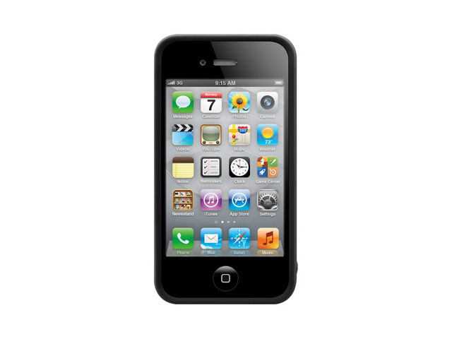 Чехол SwitchEasy Blossom для Apple iPhone 4/4S (черный, пластиковый)