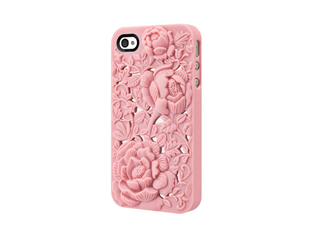 Чехол SwitchEasy Blossom для Apple iPhone 4/4S (розовый, пластиковый)