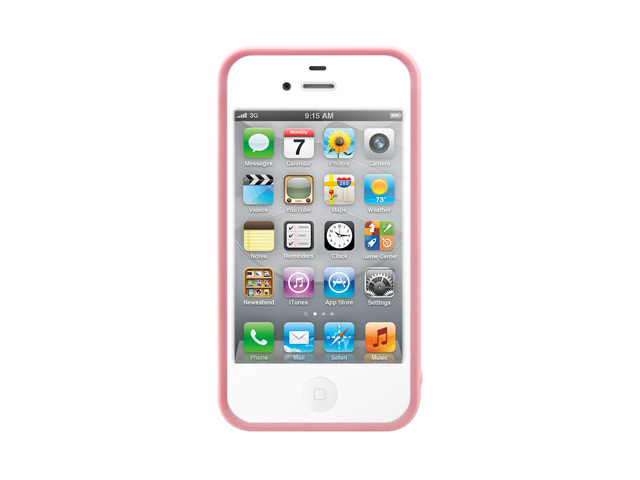 Чехол SwitchEasy Blossom для Apple iPhone 4/4S (розовый, пластиковый)