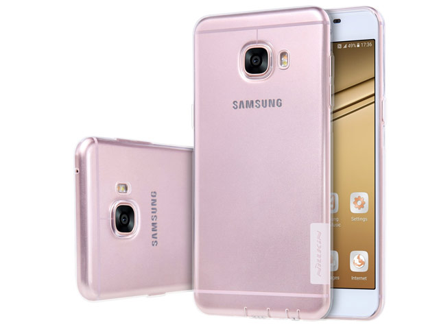 Чехол Nillkin Nature case для Samsung Galaxy C5 C5000 (прозрачный, гелевый)